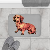 Dashchund 'Simone' Bathroom Rug Mat