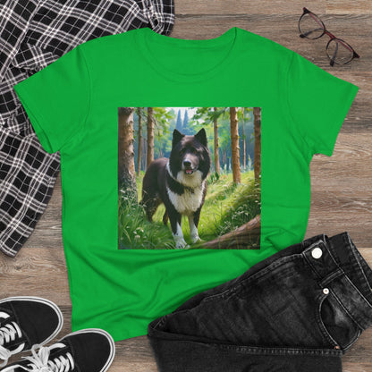 Karelian Bear Dog Women's Midweight Cotton Tee