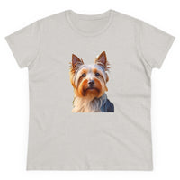 Silky Terrier Women's Midweight Cotton Tee