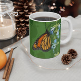 Monarch Butterfly Ceramic Mug 11oz
