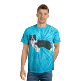 Border Collie '#1' Cyclone Tie-Dye Tee
