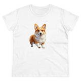 Welsh Corgi Puppy - Women's Midweight Cotton Tee