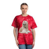 Afghan Hound Unisex Cotton Tie-Dye Tee