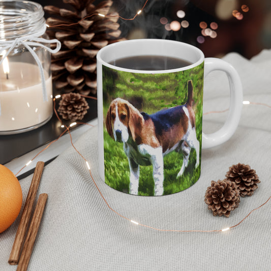 American Foxhound Ceramic Mug - A Touch of Elegance