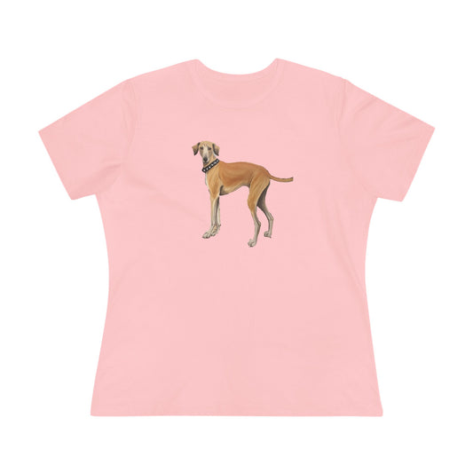 Sloughi - Arabian Greyhound - Women's Relaxed Fit Cotton Tee