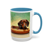 Dachshund 'Weiner Dog'  --  Accent Coffee Mug (11, 15oz)