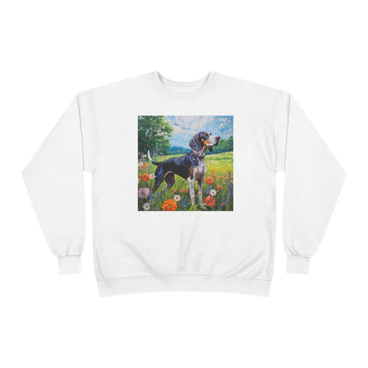 Bluetick Coonhound Unisex Fleece-Lined Crewneck Sweatshirt