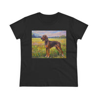 Plott Hound Women's Midweight Cotton Tee