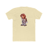 German Short-Hair Pointer 'Benny' Men's Cotton Crew Tee