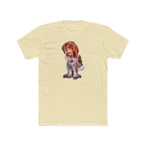 German Short-Hair Pointer 'Benny' Men's Cotton Crew Tee