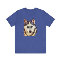 Siberian Husky 'Sacha' Unisex Jersey Short Sleeve Tee