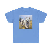 Cairn Terriers  -  Unisex Heavy Cotton Tee