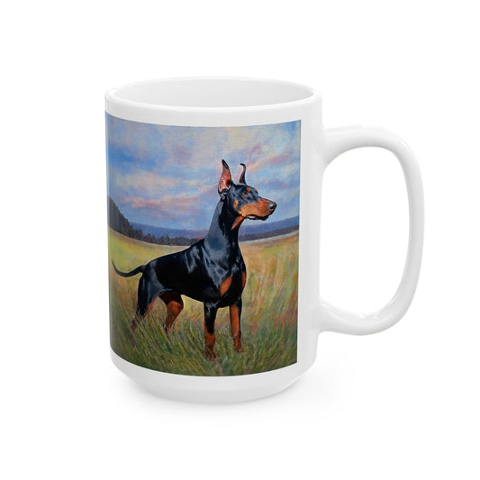 Doberman Pinscher Ceramic Mug