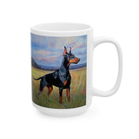 Doberman Pinscher Ceramic Mug