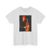 Saxophonist -- Unisex Heavy Cotton Tee