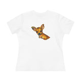 Chihuahua 'Belle' Women's Relaxed Fit Cotton Tee