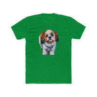 Shih-Tzu Men's Fitted Cotton Crew Tee