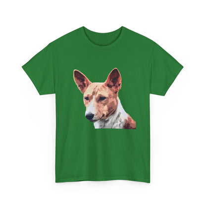 Basenji Unisex Heavy Cotton Tee: Yodel into Style!