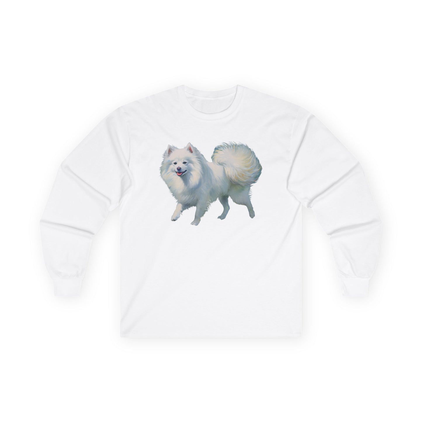 Japanese Spitz Unisex Classic Cotton Long Sleeve Tee