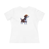 Drever Puppy - Women's Relaxed Fit Cotton Tee