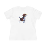 Drever Puppy - Women's Relaxed Fit Cotton Tee