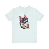 Siberian Husky 'Iditarod' Unisex Jersey Short Sleeve Tee