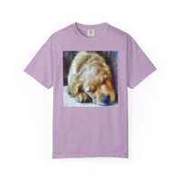 Golden Retriever 'Zuko' Unisex-Adult Relaxed Fit Garment-Dyed T-shirt