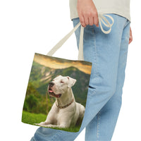 Dogo Argentino Tote Bag (AOP)