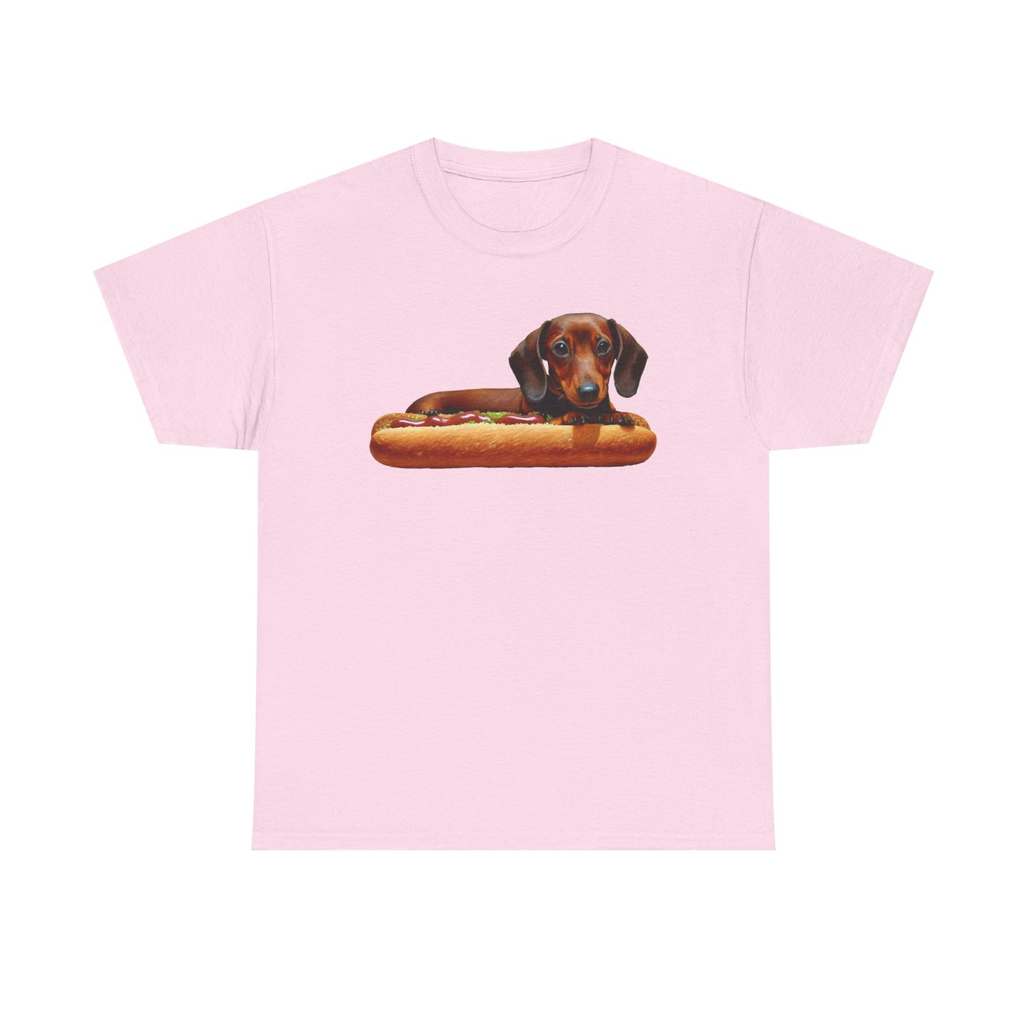 Dachshund Delight Unisex Heavy Cotton Tee