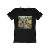 Czechoslovakian Vlcak 'Wolfdog' Women's Slim Fitted Ringspun Cotton Tee