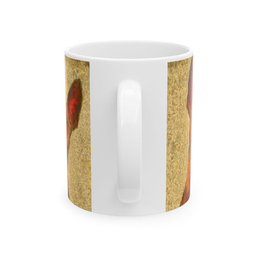 Peruvian Inca Orchid Ceramic Mug 11oz