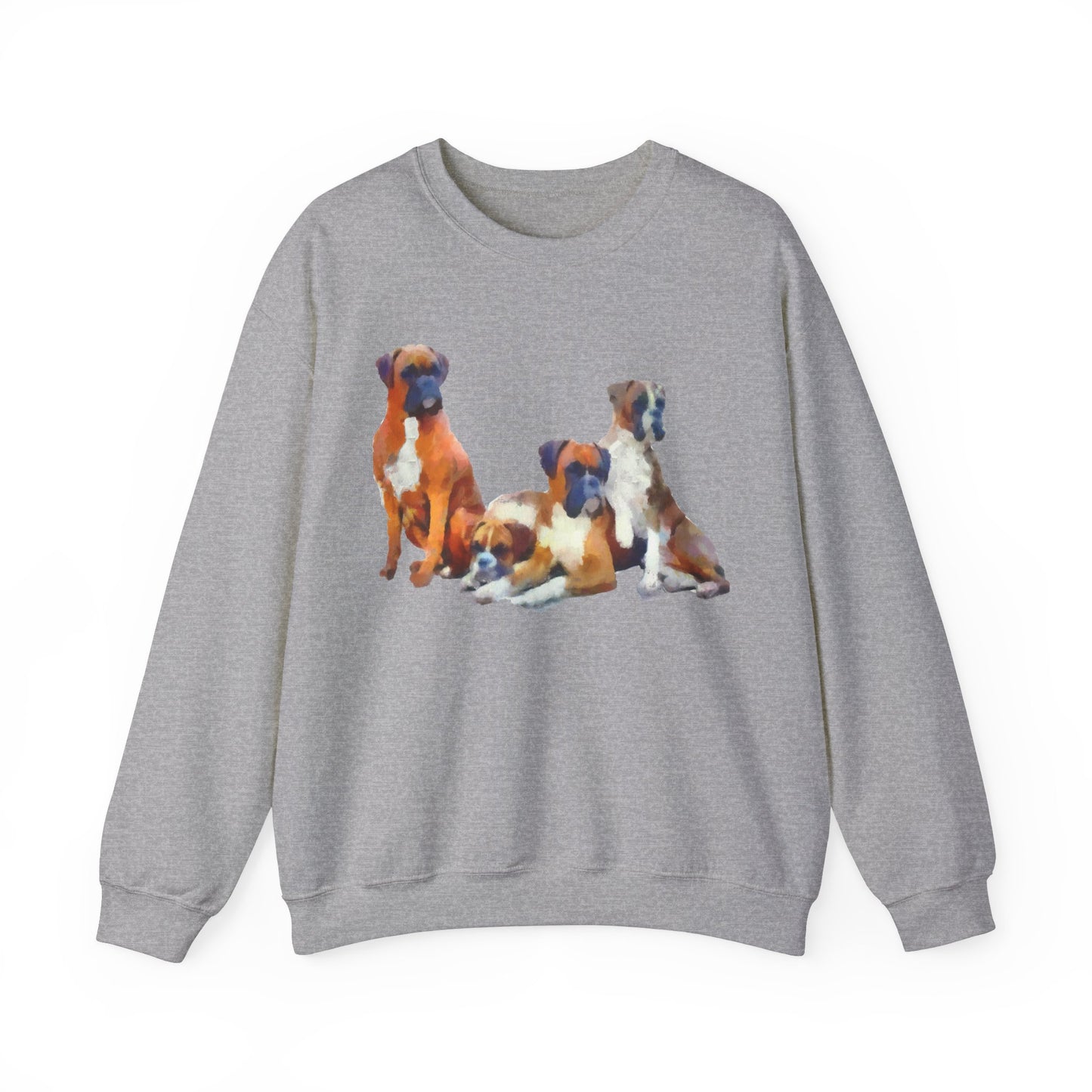 Boxer Quartet Unisex 50/50 Crewneck Sweatshirt