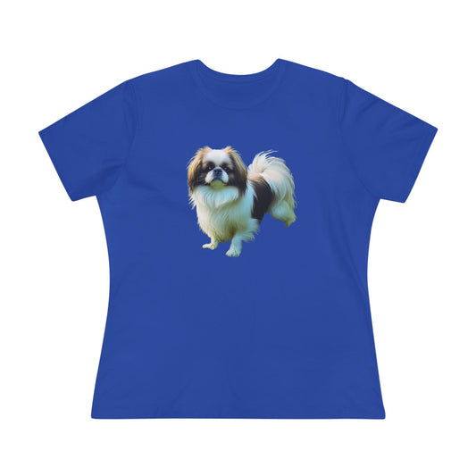Japanese Chin - Women's Relaxed Cotton Tee