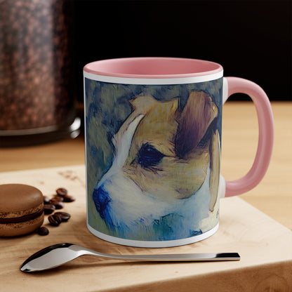 Parson Jack Russell Terrier Ceramic Accent Coffee Mug, 11oz