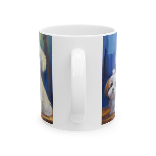Maltese Puppies Ceramic Mug 11oz