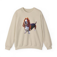 Basset Hound  --  Unisex 50/50 Crewneck Sweatshirt