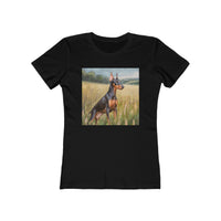 German Pinscher Women's Slim Fitted Ringspun Cotton Tee