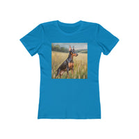 German Pinscher Women's Slim Fitted Ringspun Cotton Tee