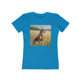 German Pinscher Women's Slim Fitted Ringspun Cotton Tee