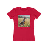 German Pinscher Women's Slim Fitted Ringspun Cotton Tee