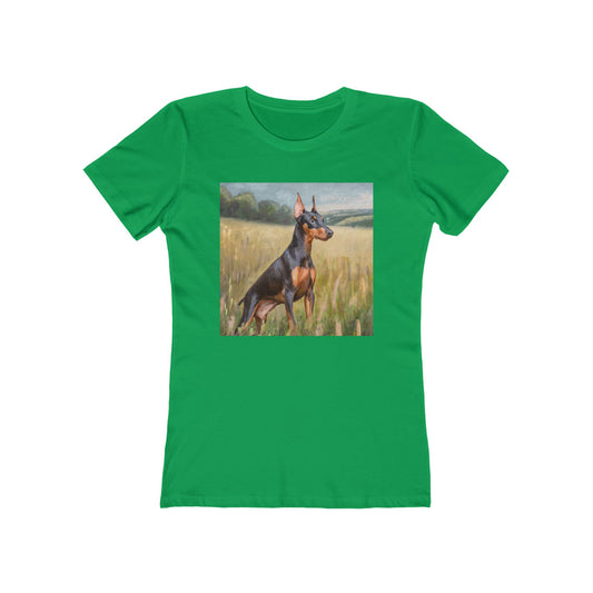 German Pinscher Women's Slim Fitted Ringspun Cotton Tee