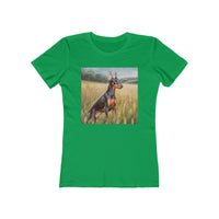 German Pinscher Women's Slim Fitted Ringspun Cotton Tee