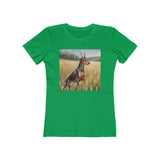German Pinscher Women's Slim Fitted Ringspun Cotton Tee