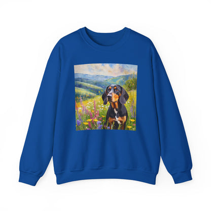Black & Tan Coonhound Unisex 50/50 Crewneck Sweatshirt
