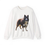Karelian Bear Dog -- Unisex 50/50 Crewneck Sweatshirt