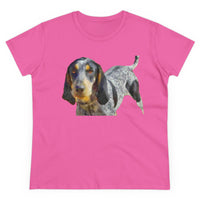 Bluetick Coonhound Women's Midweight Cotton Tee