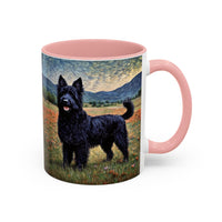 Croatian Sheepdog - Ceramic Accent Coffee Mug - Two sizes