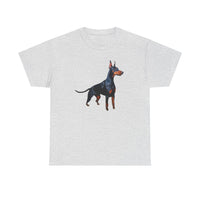 Doberman Pinscher Unisex Heavy Cotton Tee