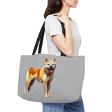 Akita  -  Cute Dog Design Weekender Tote Bag - Perfect for Pet Lovers & Travel