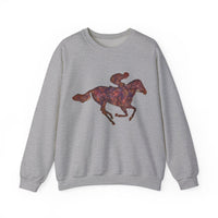 Race Horse - Unisex 50/50  Crewneck Sweatshirt